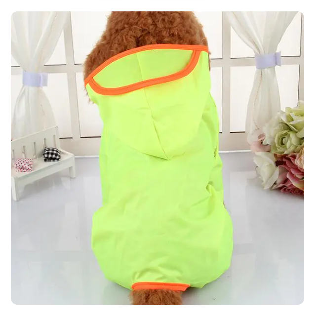 Waterproof Dog Raincoat with Hood for Pets