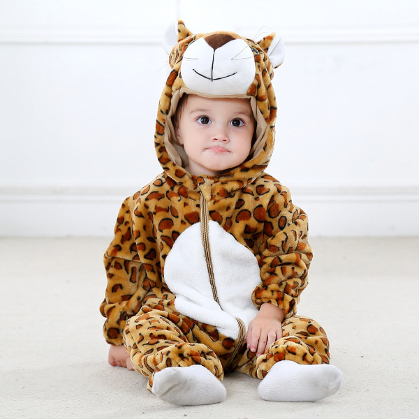 Multiple Styles Baby Halloween costumes Flannel Animal Romper