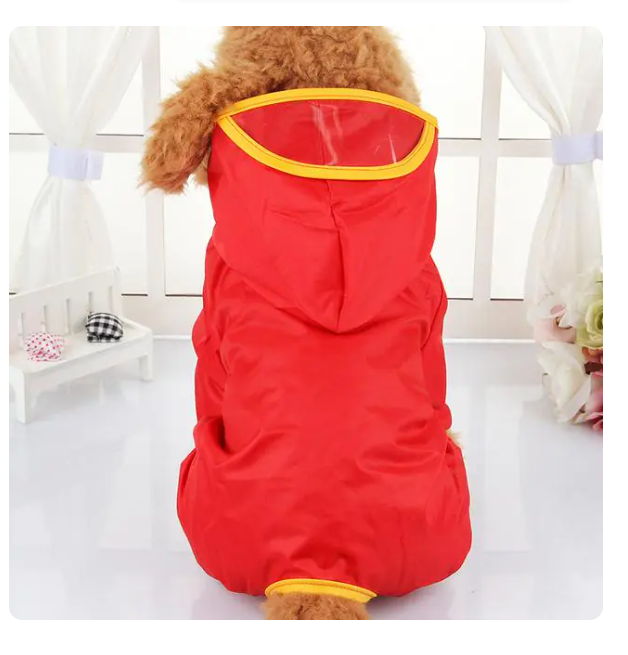 Waterproof Dog Raincoat with Hood for Pets