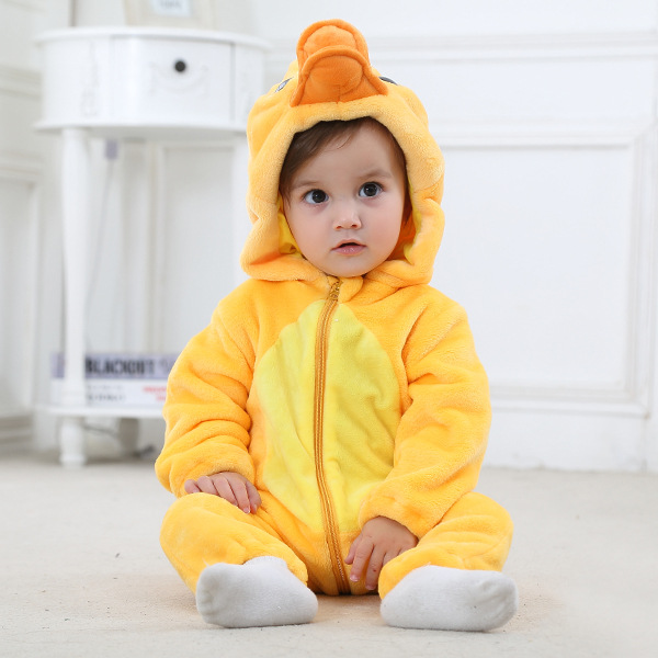 Multiple Styles Baby Halloween costumes Flannel Animal Romper