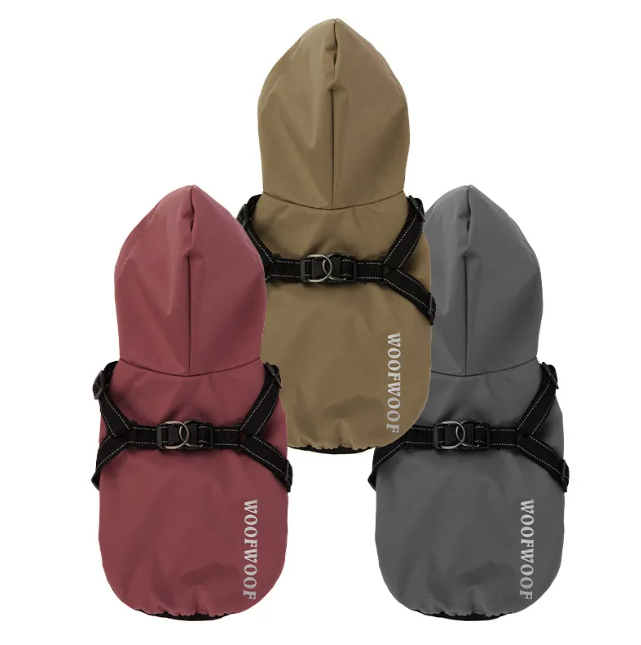 WOOFWOOF Waterproof Puppy Dog Raincoat Poncho
