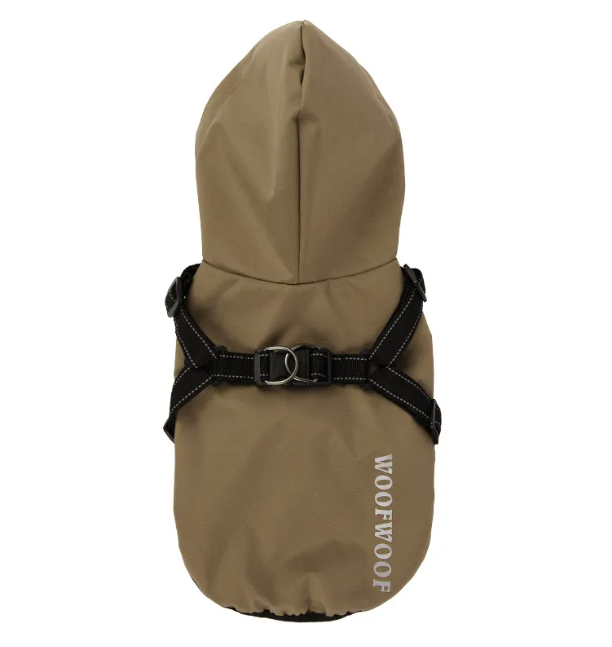 WOOFWOOF Waterproof Puppy Dog Raincoat Poncho