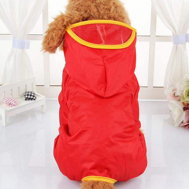 Waterproof Dog Raincoat with Hood for Pets