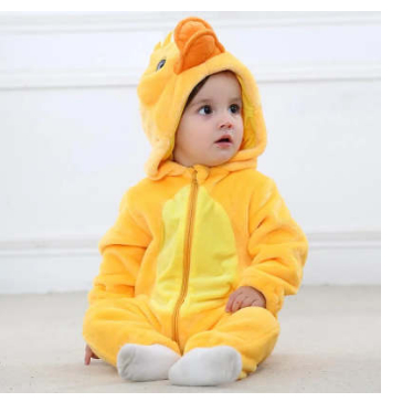 Multiple Styles Baby Halloween costumes Flannel Animal Romper